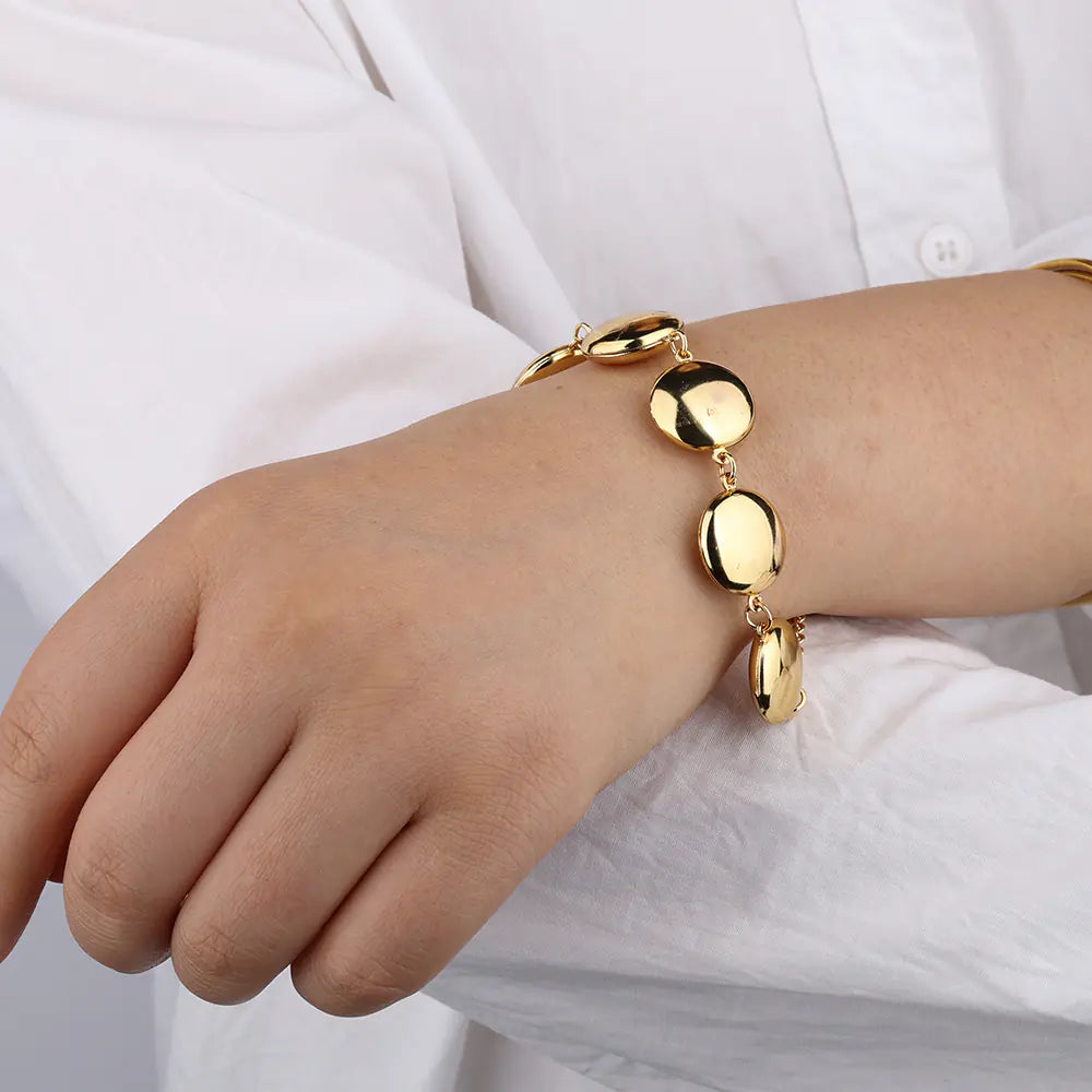 Gold Stone Bracelet