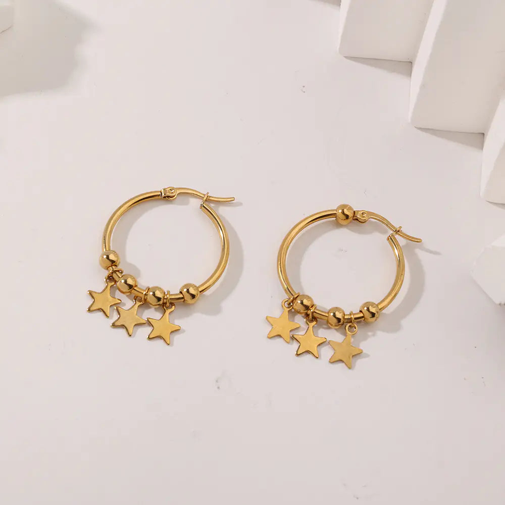 Star Drop Earrings